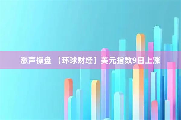 涨声操盘 【环球财经】美元指数9日上涨