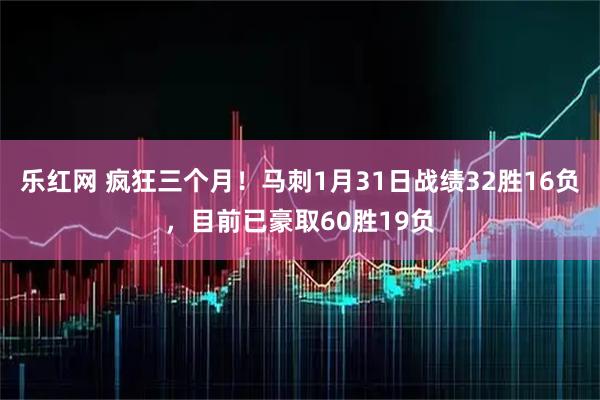 乐红网 疯狂三个月！马刺1月31日战绩32胜16负，目前已豪取60胜19负
