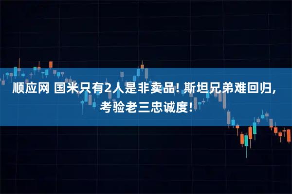 顺应网 国米只有2人是非卖品! 斯坦兄弟难回归, 考验老三忠诚度!