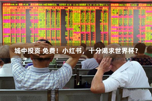 城中投资 免费！小红书，十分渴求世界杯？