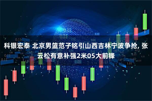 科银宏泰 北京男篮范子铭引山西吉林宁波争抢, 张云松有意补强2米05大前锋