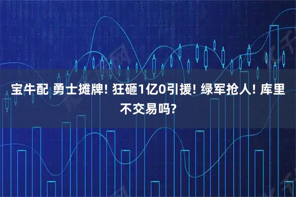 宝牛配 勇士摊牌! 狂砸1亿0引援! 绿军抢人! 库里不交易吗?